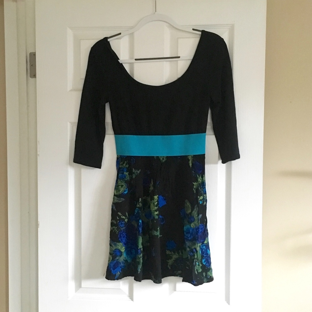 Floral Tunic/Mini Dress